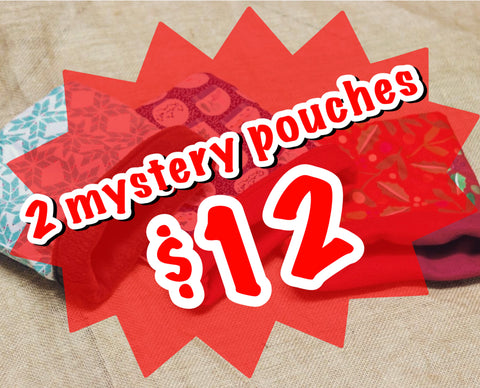 2 Mystery Pouches for $12